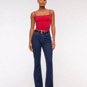 Abercrombie & Fitch Curve Love Mid Rise Bootcut Jean